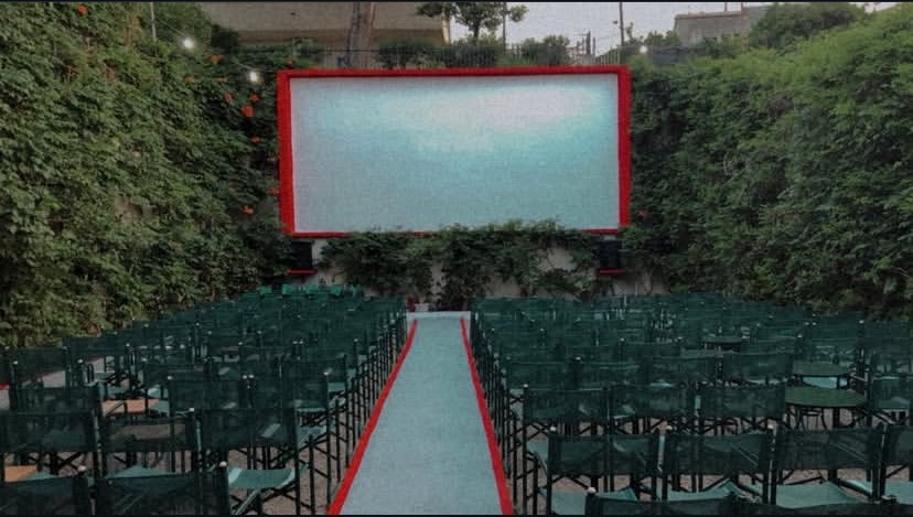 Cine Drosia open-air screen